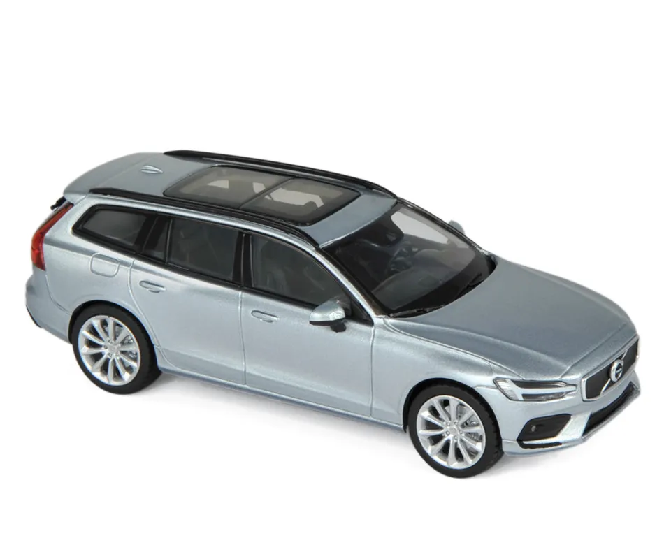 norev-volvo-v60-2018-argento-brillante-1-43-modellino-station-wagon image 1