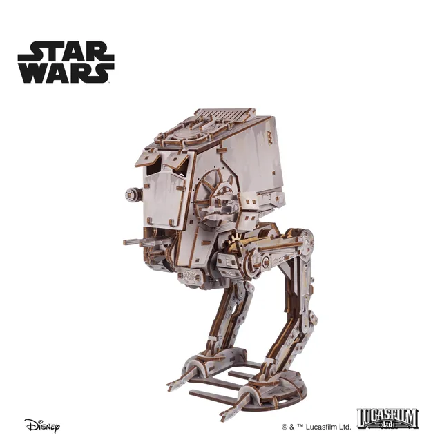 ugears-at-st-walker-star-wars-modellino-meccanico-in-legno-a-molla image 1