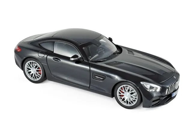 norev-mercedes-amg-gt-s-2018-modellino-auto-1-18-nero-metallizzato image 1
