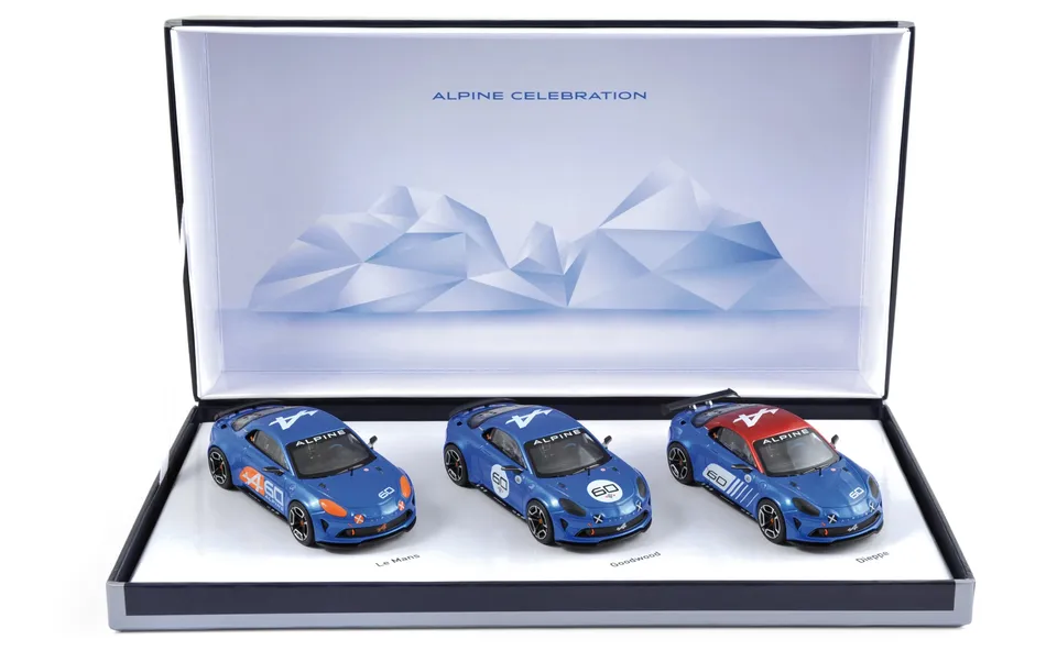 norev-coffret-alpine-celebration-2015-1-43-cofanetto-3-auto-edizione-500-pezzi image 1