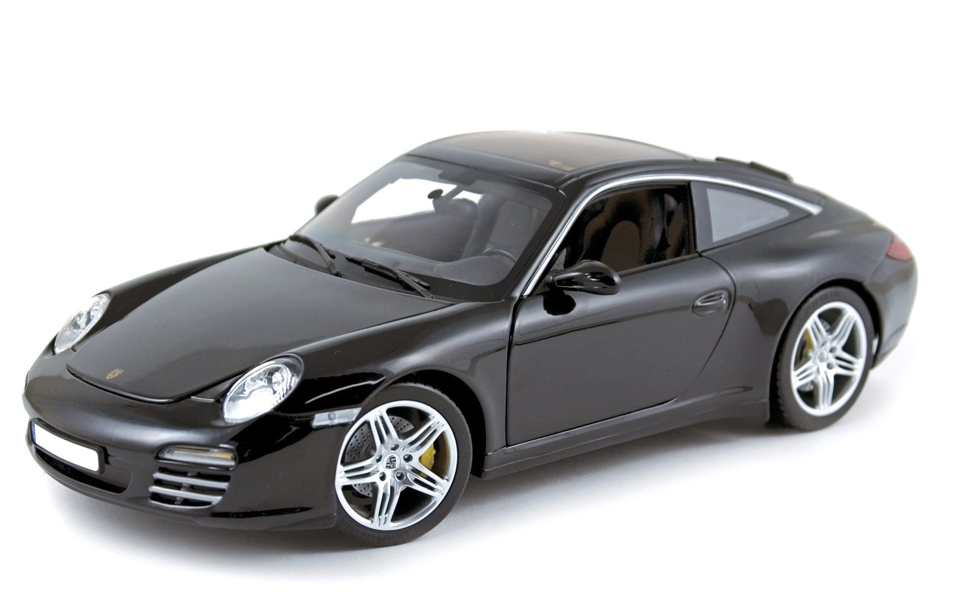 norev-porsche-911-carrera-4s-targa-nera-modellino-auto-1-18 image 1
