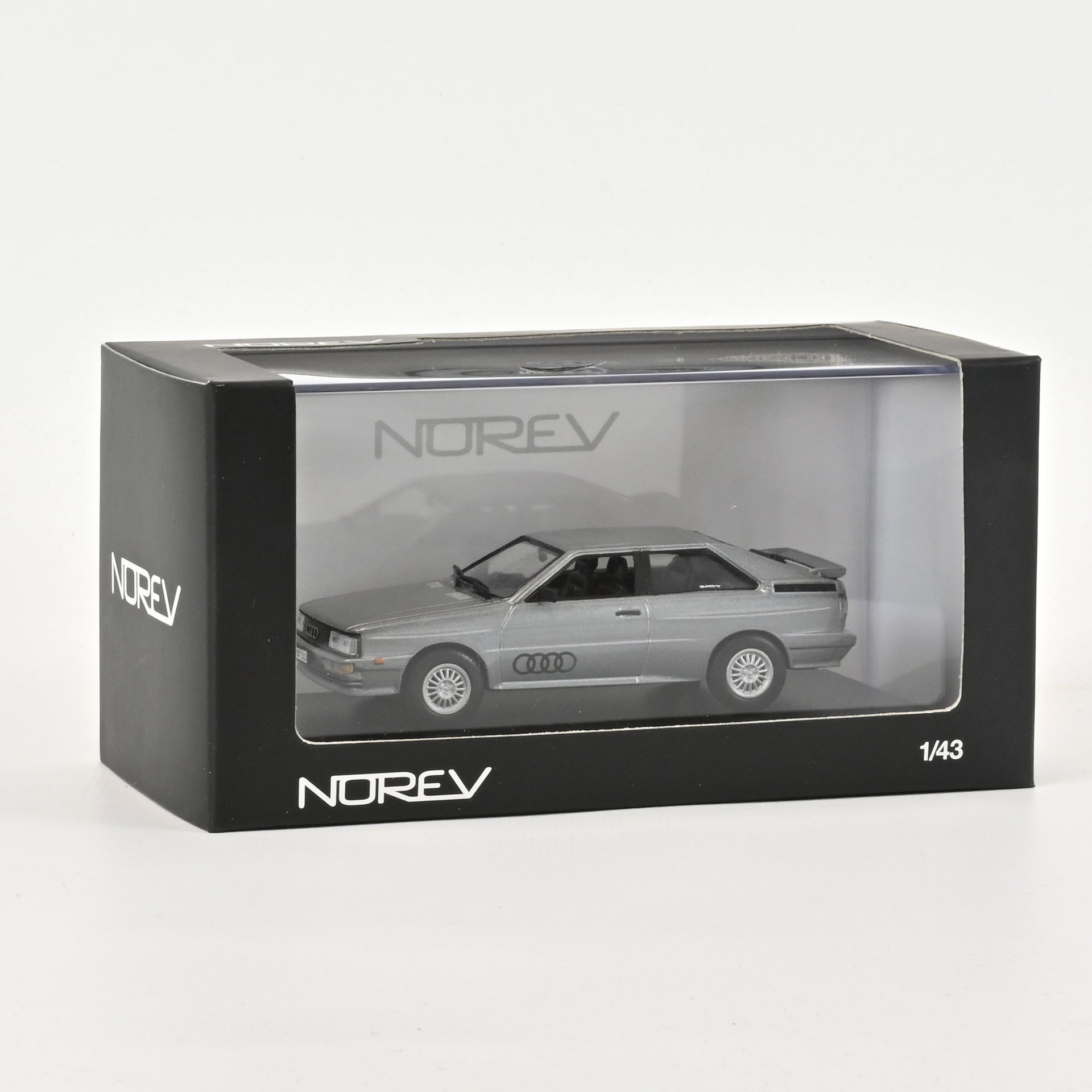 norev-audi-quattro-1986-silver-modellino-auto-1-43 image 1