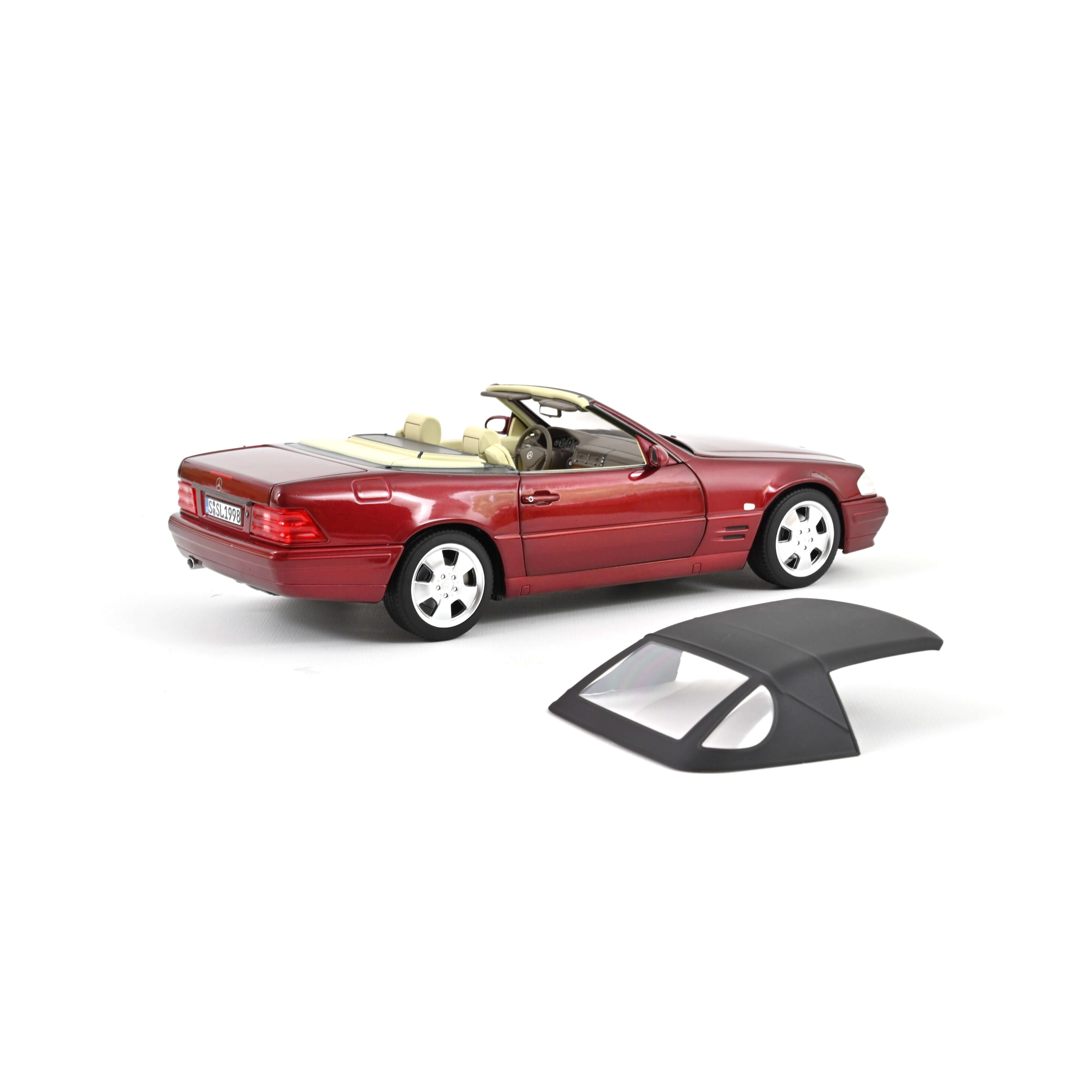 norev-mercedes-benz-sl-500-1999-rouge-m-tallis-1-18-modellino-premium image 5