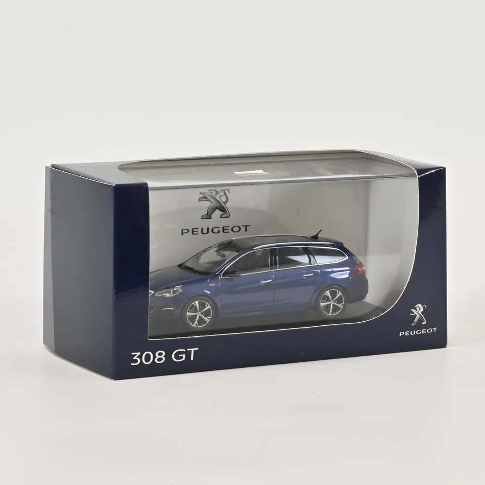 norev-peugeot-308-sw-gt-blu-1-43-modellino-die-cast-da-collezione image 1