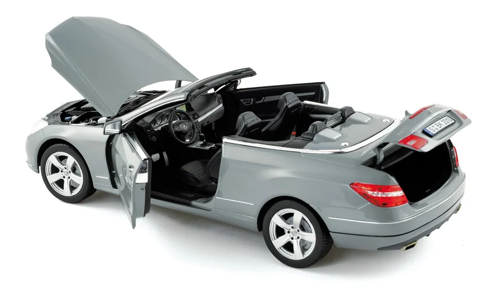 norev-mercedes-benz-e500-cabriolet-2010-modellino-auto-1-18-argento-palladio image 1
