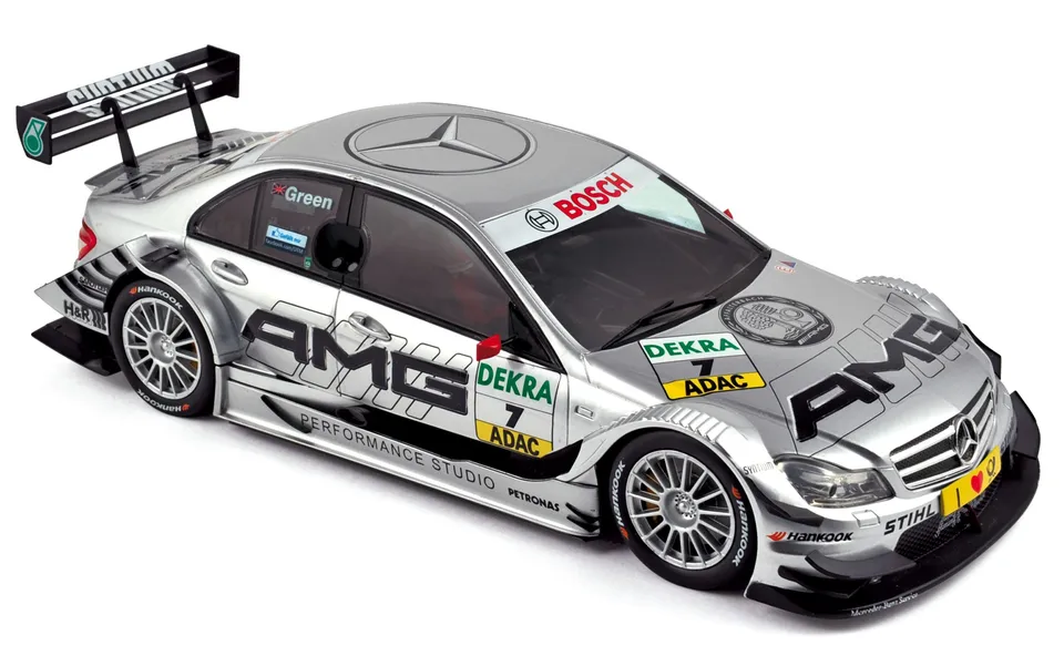 norev-mercedes-benz-classe-c-dtm-2011-n-7-verde-modellino-1-18 image 1