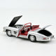 norev-mercedes-benz-300-sl-roadster-1957-silver-modellino-auto-1-18 image 5