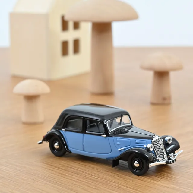 norev-citro-n-11-l-g-re-coupe-de-ville-1935-blu-e-nero-1-43-modellino-auto-die-c image 1