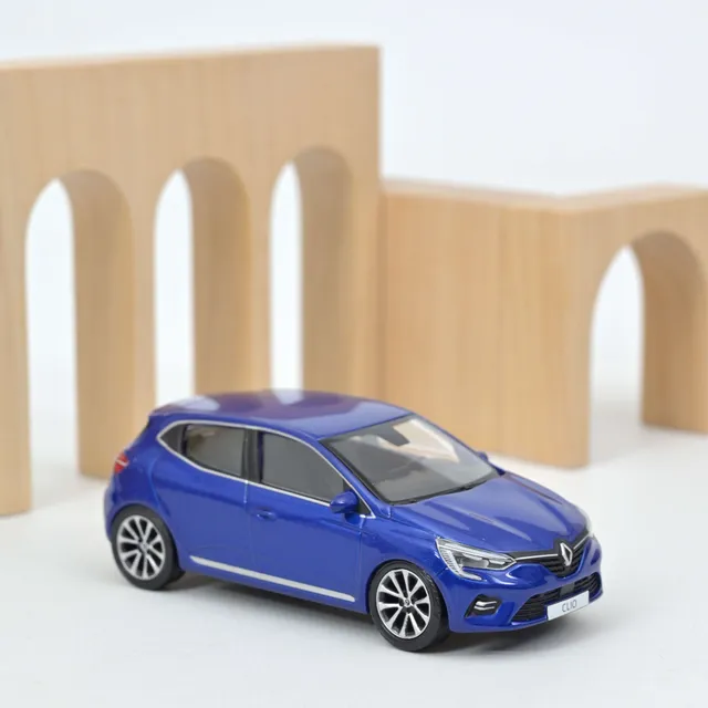 norev-renault-clio-2019-modellino-auto-1-43-blu-fer image 1