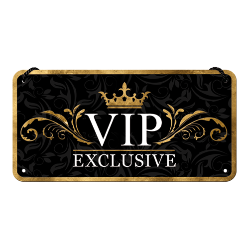 nostalgic-art-vip-exclusive-targa-in-metallo-da-appendere-10x20-cm image 1