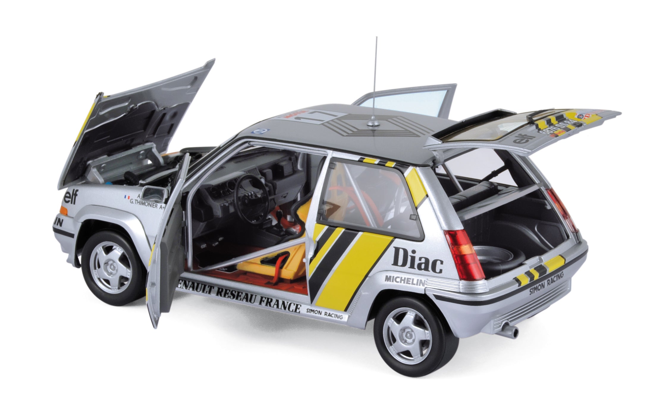 norev-renault-supercinq-gt-turbo-1989-tour-de-corse-n-17-alain-oreille-1-18 image 2