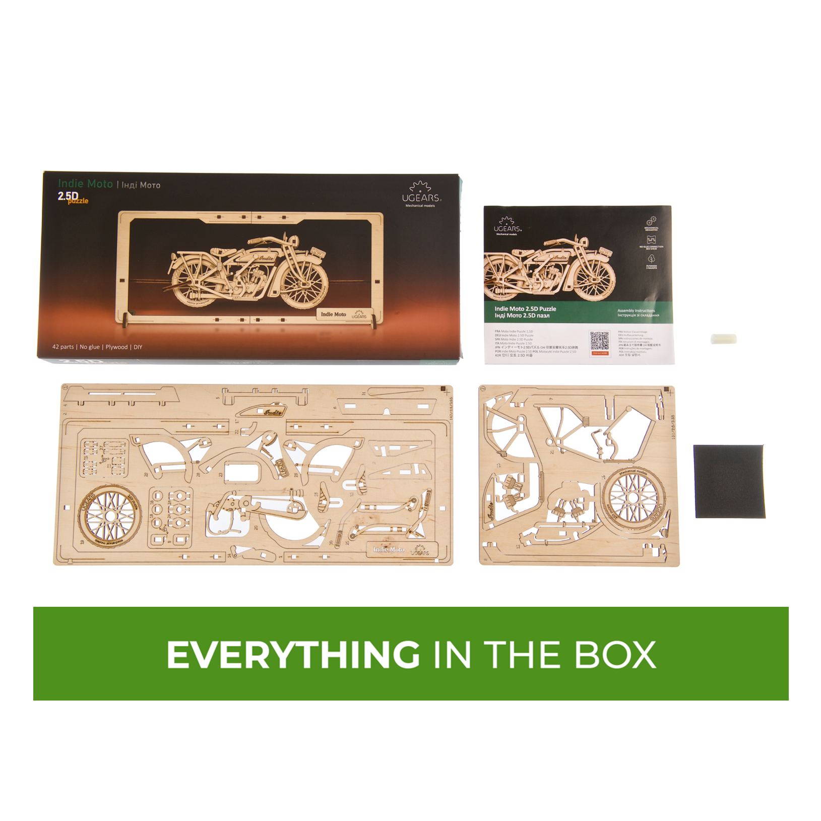 ugears-indie-moto-2-5d-puzzle-quadro-in-legno image 5