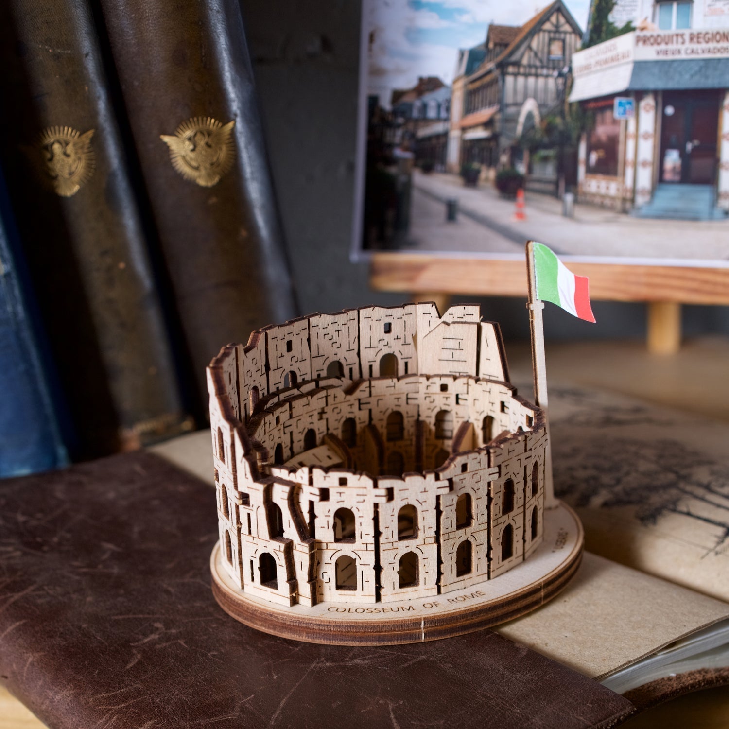 ugears-colosseo-di-roma-puzzle-3d-in-legno-meccanico image 8