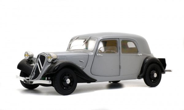 solido-citro-n-traction-11b-1937-modellino-auto-1-18-bi-ton-argent image 1