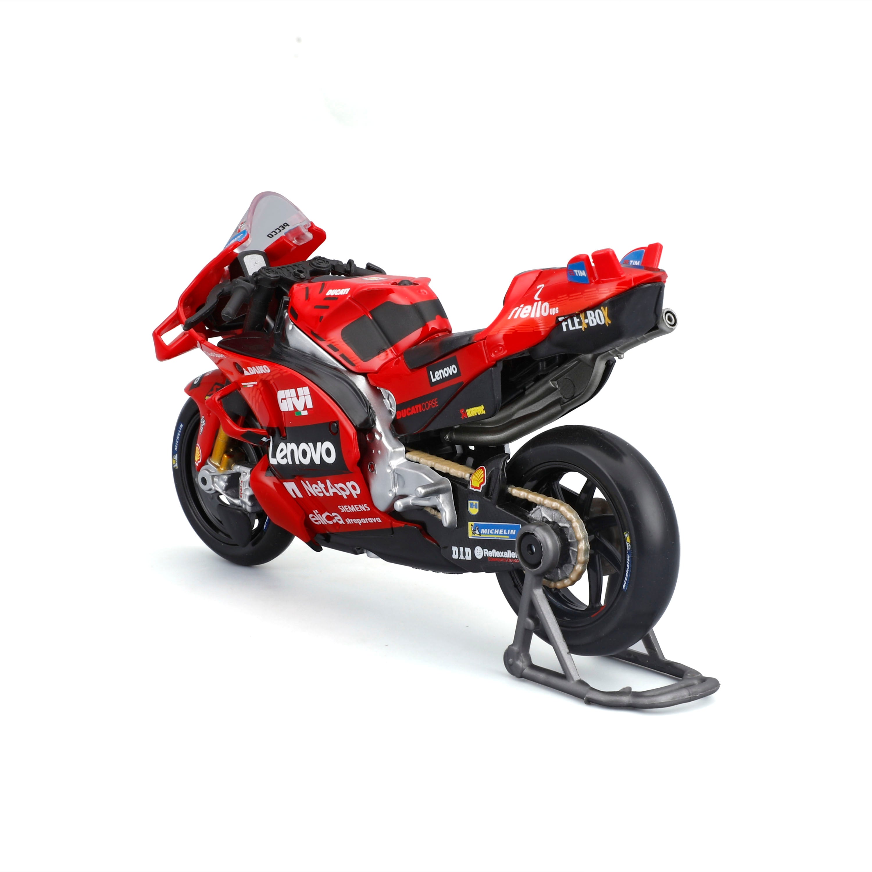maisto-ducati-lenovo-team-2024-1-francesco-bagnaia-moto-1-18-die-cast image 6
