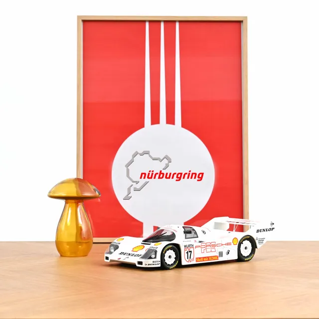 norev-porsche-962-c-1987-supercup-17-h-j-stuck-modellino-auto-1-18 image 1