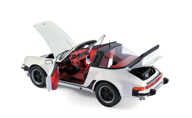 norev-porsche-911-turbo-targa-1987-modellino-auto-1-18-bianca image 1