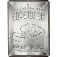 nostalgic-art-barbecue-nice-to-meat-you-targa-in-metallo-30x40-cm-2 image 3