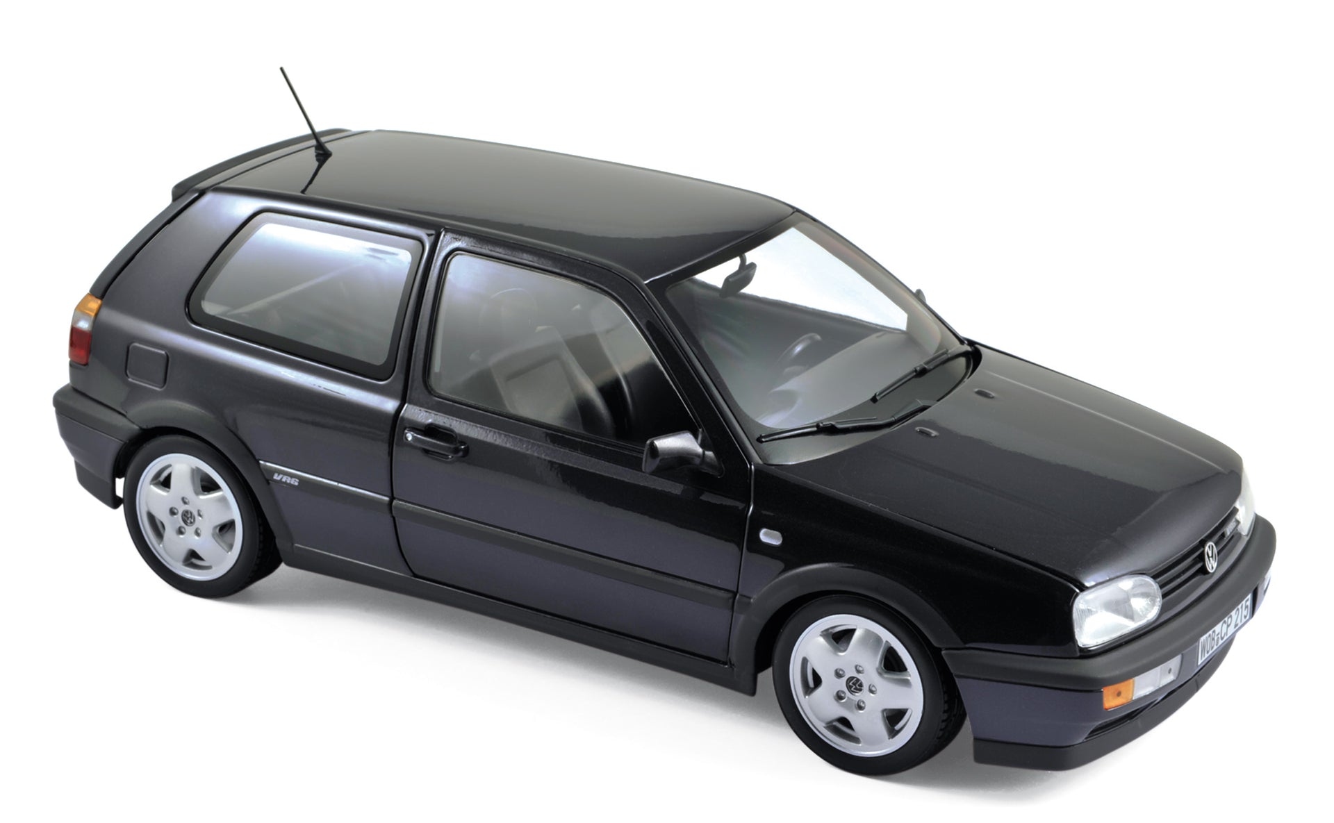 norev-vw-golf-vr6-1996-viola-metallizzato-modellino-auto-1-18 image 1
