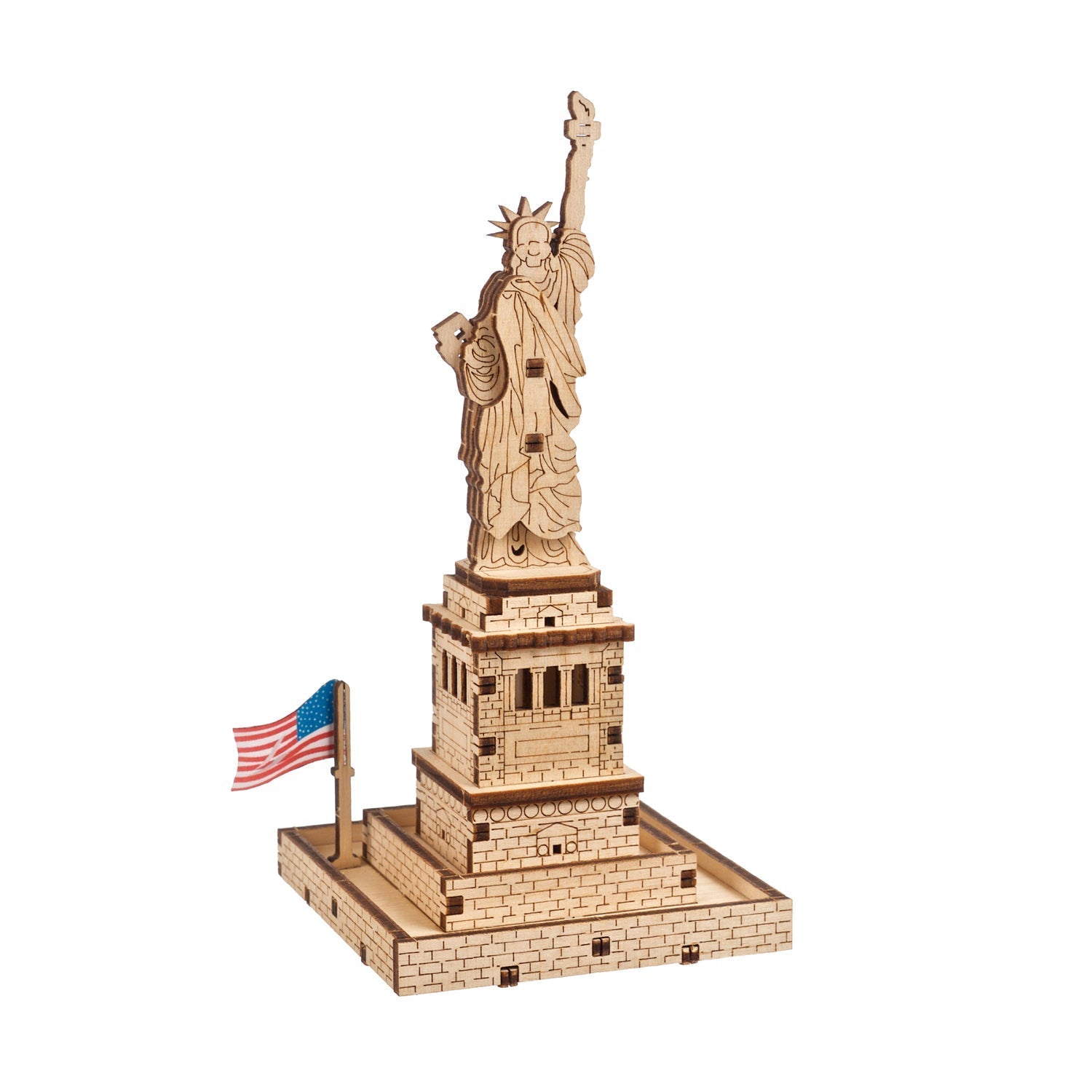 ugears-statua-della-libert-puzzle-3d-meccanico-in-legno image 2