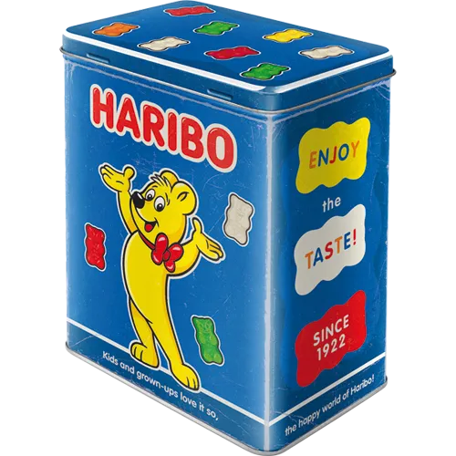 nostalgic-art-haribo-enjoy-the-taste-blue-scatola-metallo-l-3-l image 1