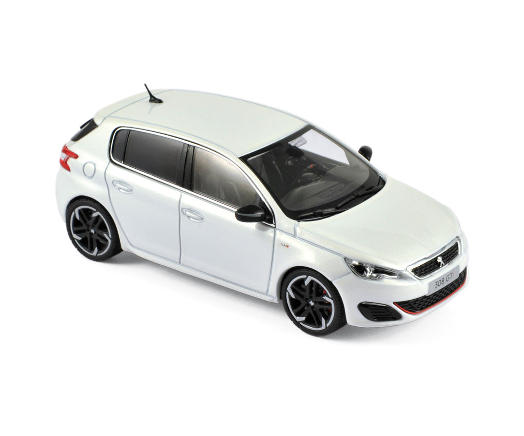 norev-peugeot-308-gti-2015-pearl-white-modellino-auto-1-43 image 1