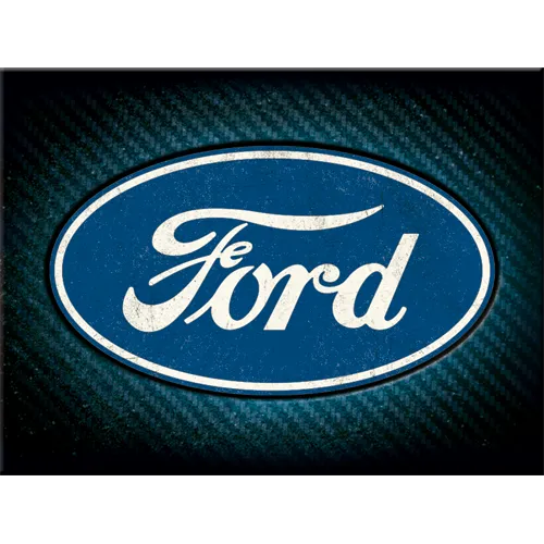 nostalgic-art-ford-logo-blue-shine-magnete-da-frigo-6x8-cm image 1