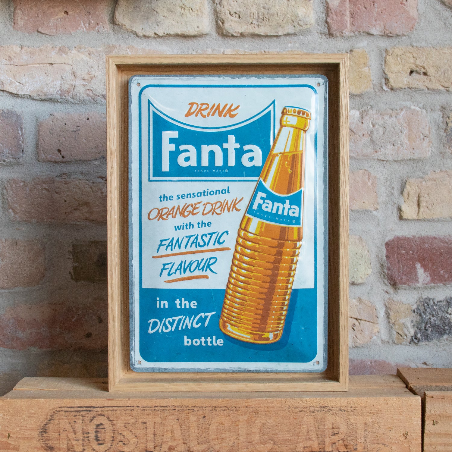 nostalgic-art-fanta-sensational-orange-drink-quadro-n-frame-m-edition-24x33-5-cm image 3
