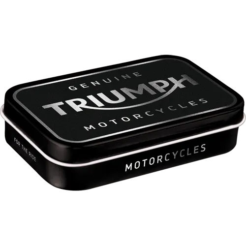 nostalgic-art-triumph-logo-silver-portapillole-in-metallo-con-mentine-8x6x2-cm image 1