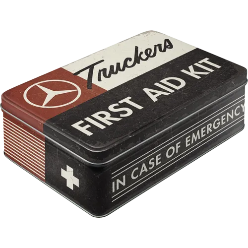nostalgic-art-daimler-truck-first-aid-kit-scatola-in-metallo-2-5-l-23x16x7-cm image 1