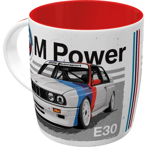 nostalgic-art-bmw-motorsport-m-power-e30-tazza-in-ceramica-330-ml image 1