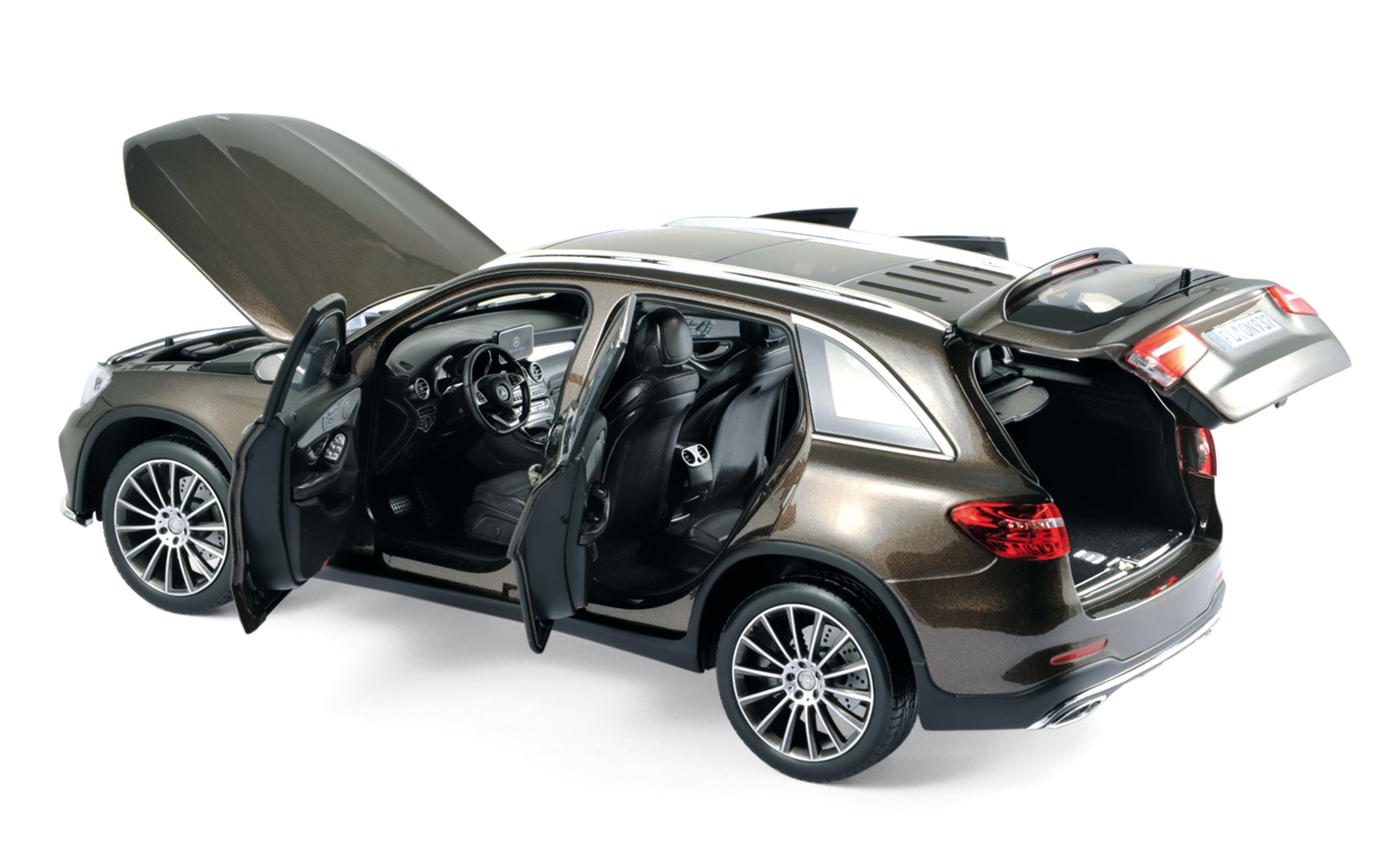 norev-mercedes-benz-glc-2015-marron-m-tallis-1-18-modellino-die-cast image 2