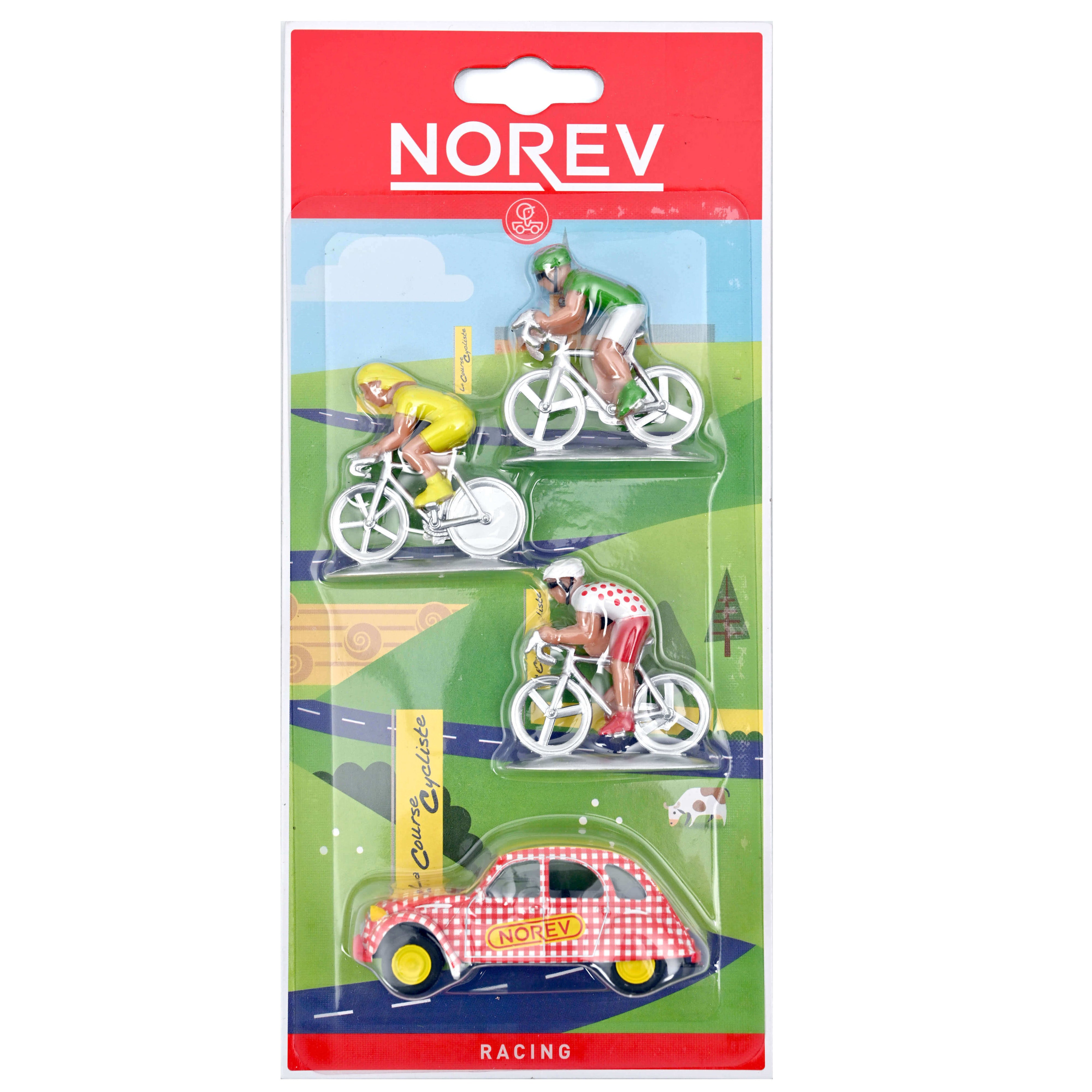 norev-citro-n-2cv-con-3-ciclisti-jet-car-1-54 image 3