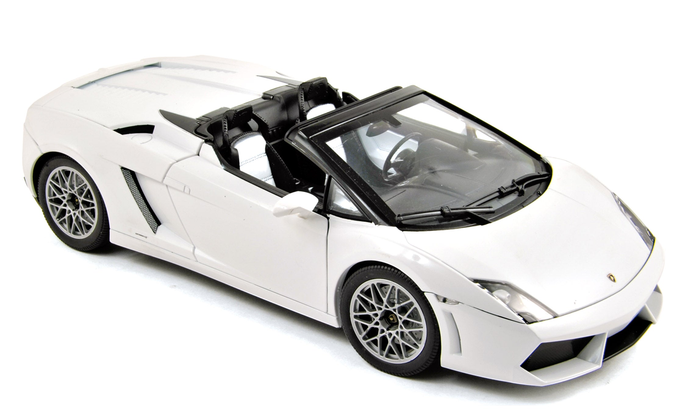 norev-lamborghini-gallardo-lp-560-4-spyder-2009-modellino-1-18-bianco image 1