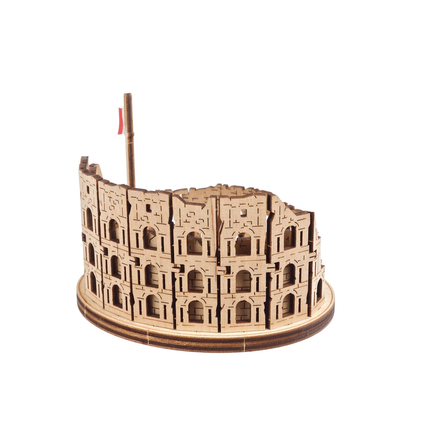 ugears-colosseo-di-roma-puzzle-3d-in-legno-meccanico image 3