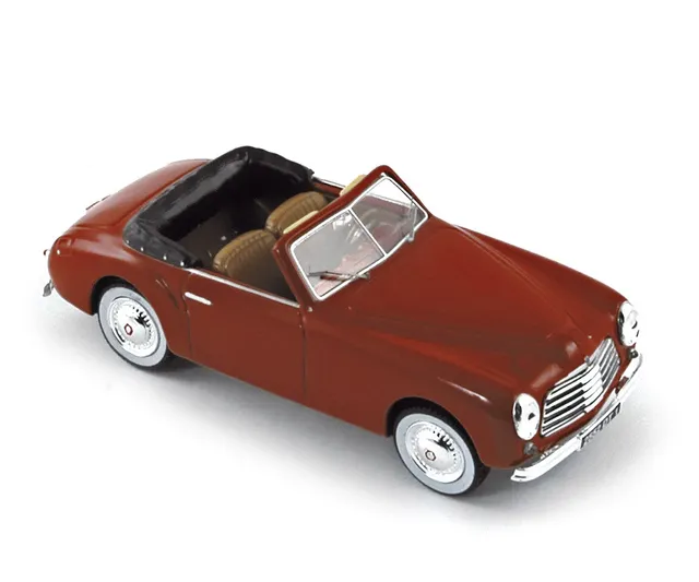 norev-simca-8-sport-1949-modellino-auto-d-epoca-1-43-rosso image 1
