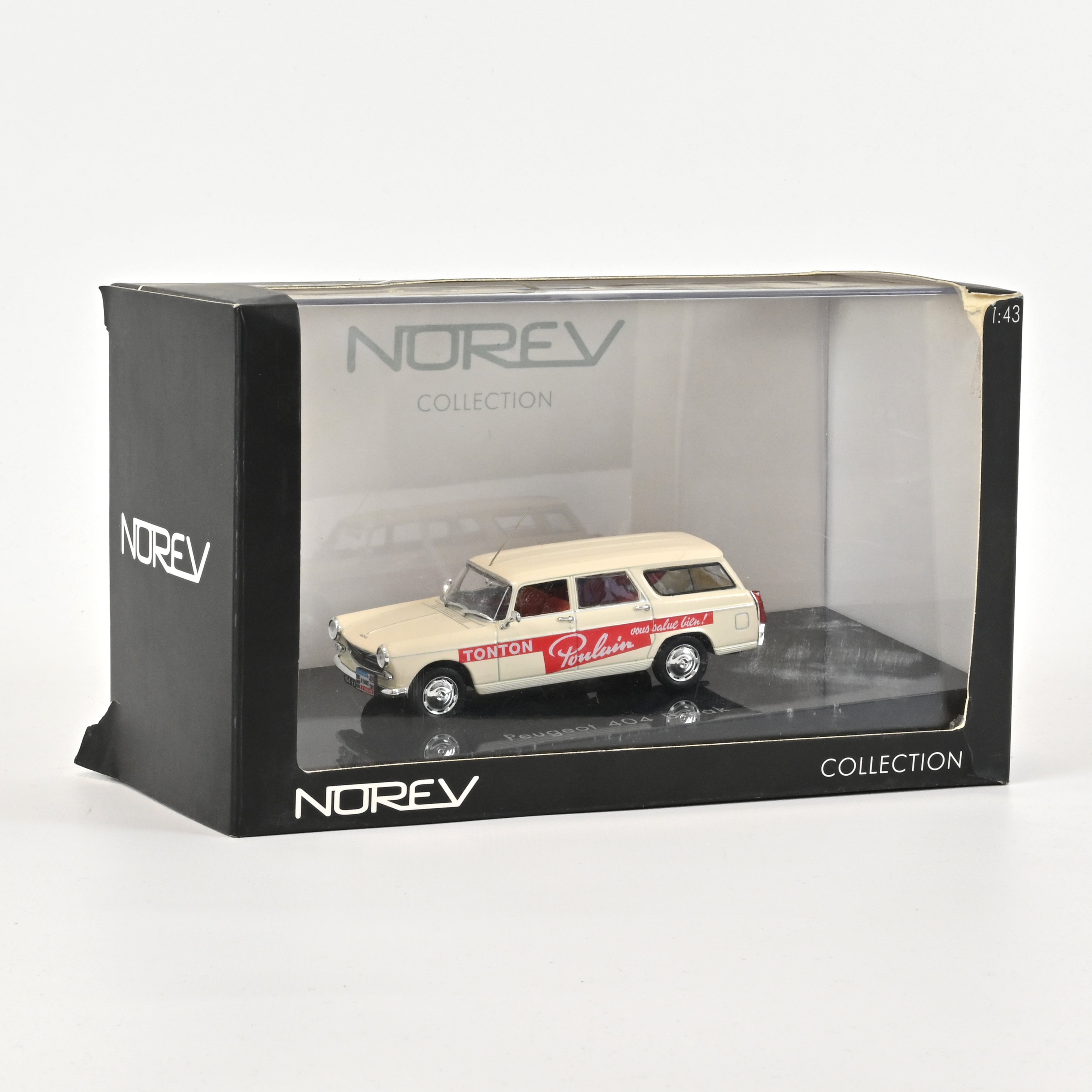 norev-peugeot-404-break-1963-tour-de-france-poulain-modellino-1-43 image 1