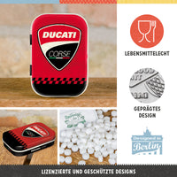 nostalgic-art-ducati-corse-logo-racing-scatola-latta-per-mentine-6x4-cm image 3