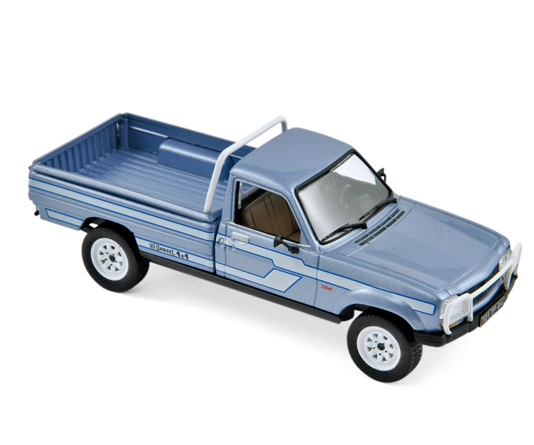 norev-peugeot-504-pick-up-4x4-dangel-california-1985-modellino-1-43-blu-metalliz image 1