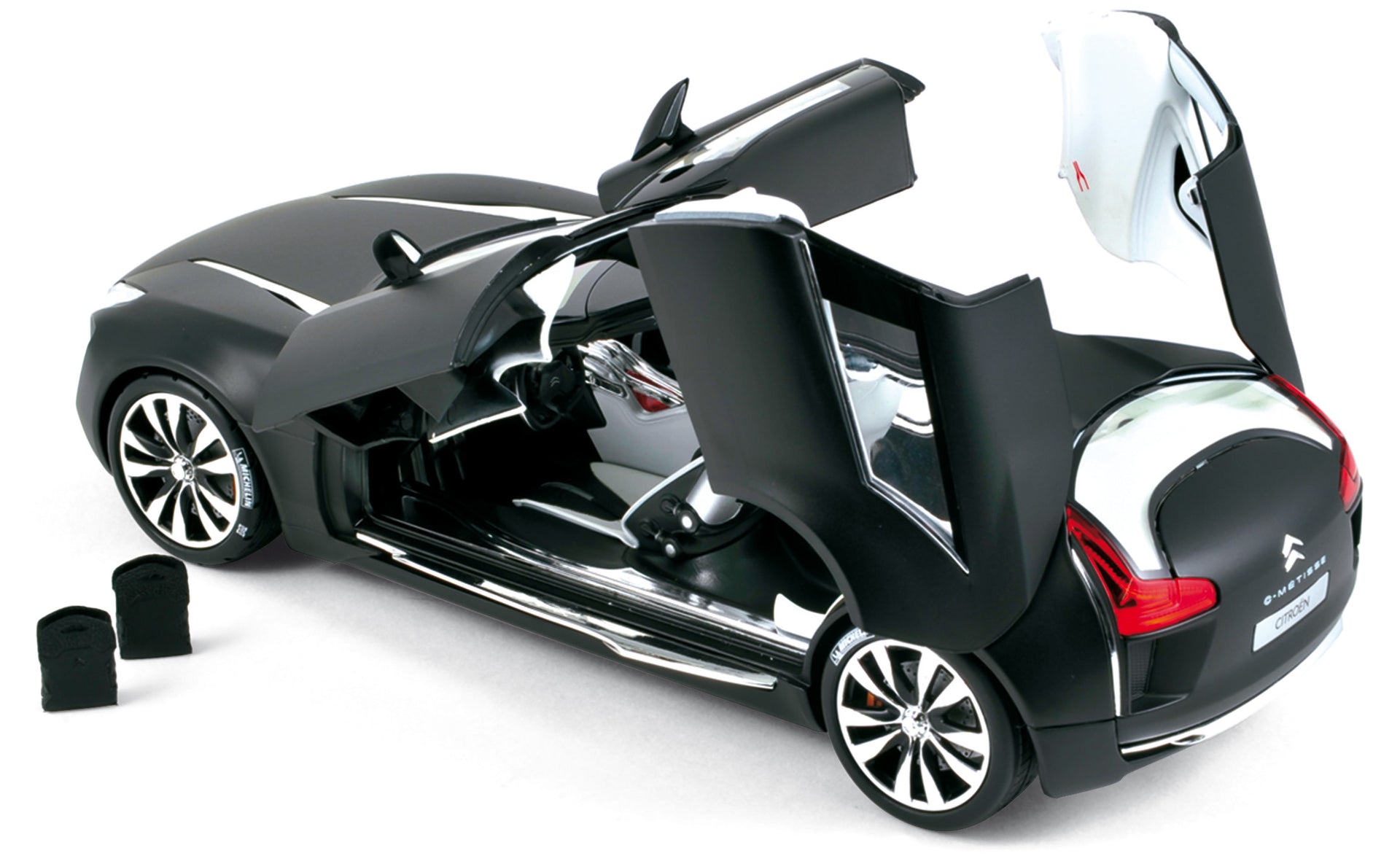 norev-citro-n-c-metisse-2006-black-matt-concept-car-modellino-1-18 image 1