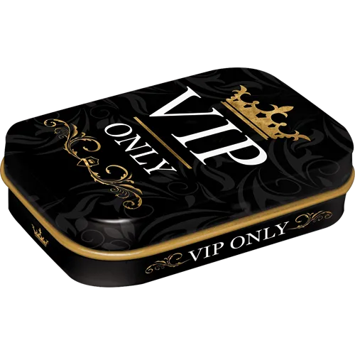 nostalgic-art-vip-only-scatolina-in-latta-con-mentine-6x4-cm image 1