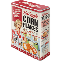 nostalgic-art-kellogg-s-corn-flakes-scatola-in-metallo-xl-4-litri-8x19x26-cm image 2