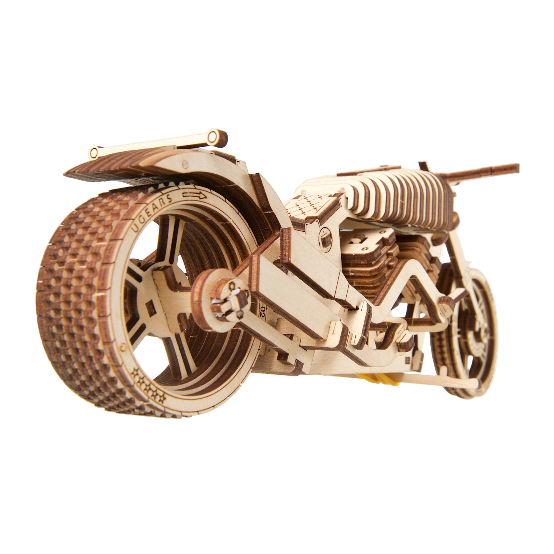 ugears-bike-vm-02-modellino-moto-cruiser-in-legno image 3