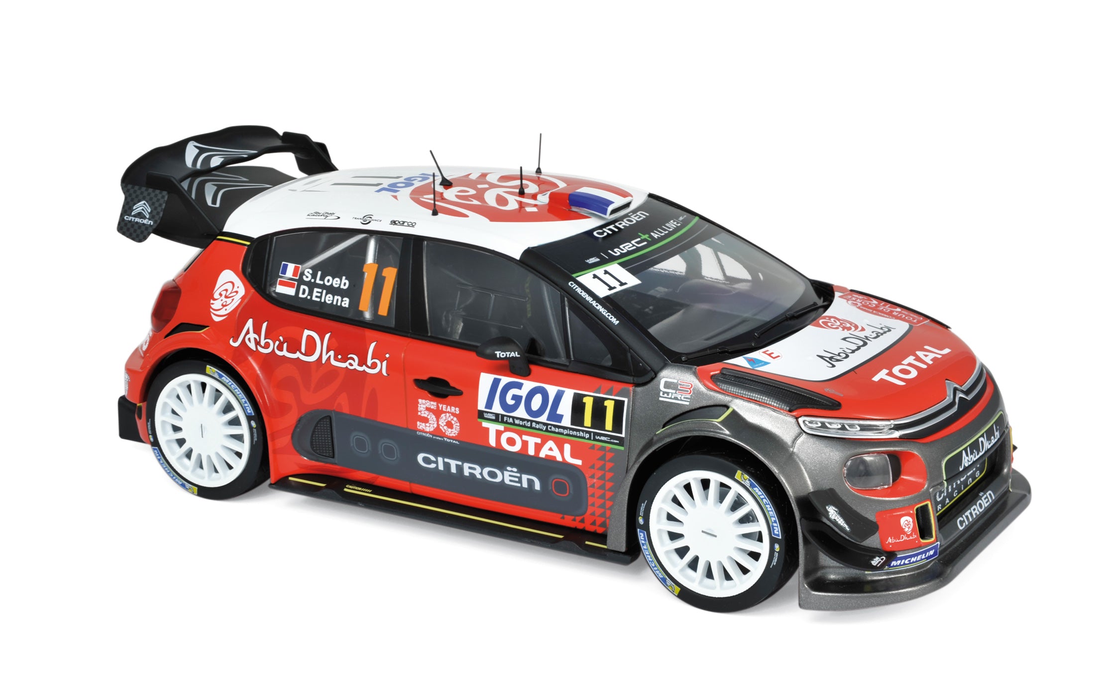 norev-citro-n-c3-wrc-n-11-tour-de-corse-2018-loeb-elena-modellino-1-18 image 1