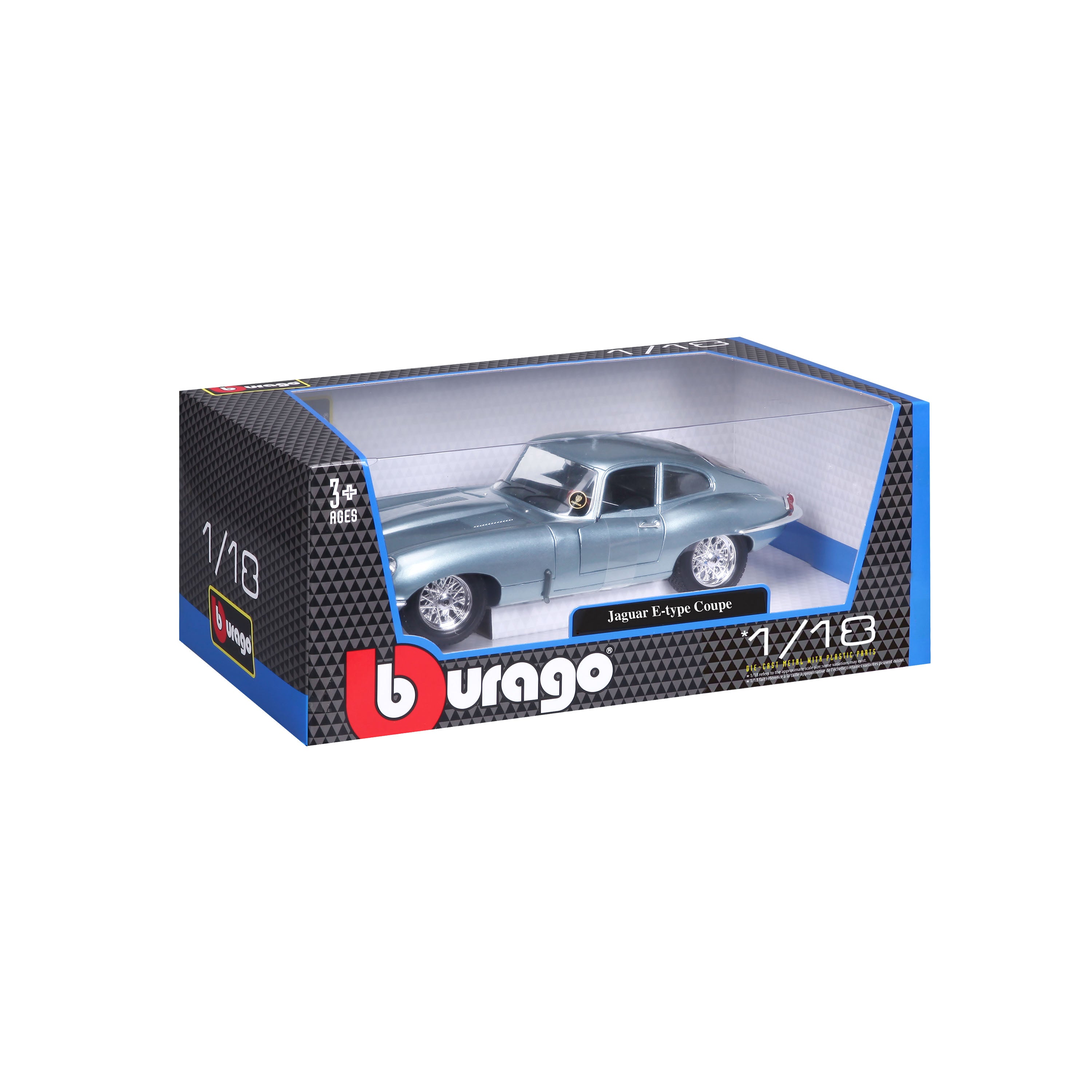 bburago-jaguar-e-type-coup-1-18-blu-chiaro-metallizzato image 2