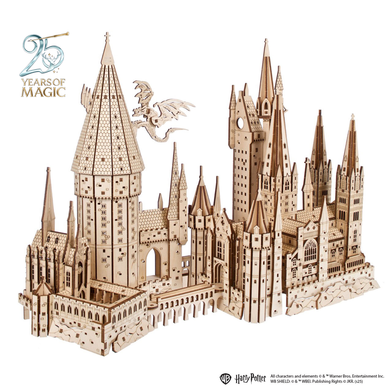 ugears-hogwarts-castle-modello-statico-in-legno-del-castello-di-harry-potter-con image 1