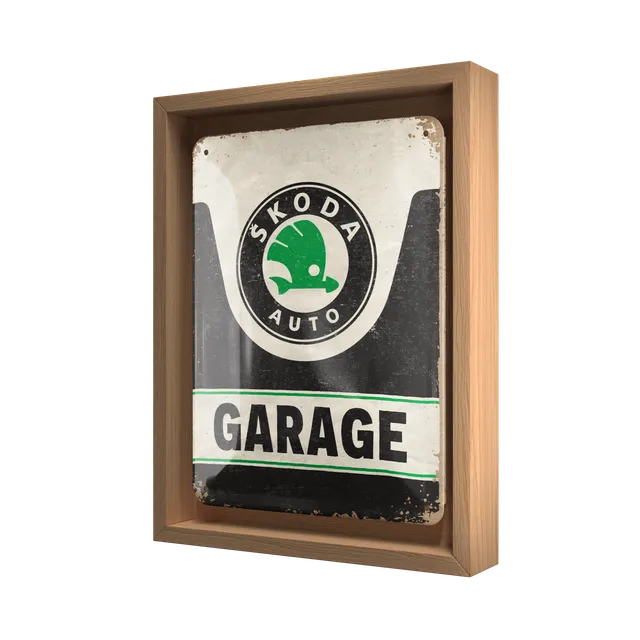 nostalgic-art-skoda-garage-cornice-n-frame-s-edition-18-5x24-cm image 1