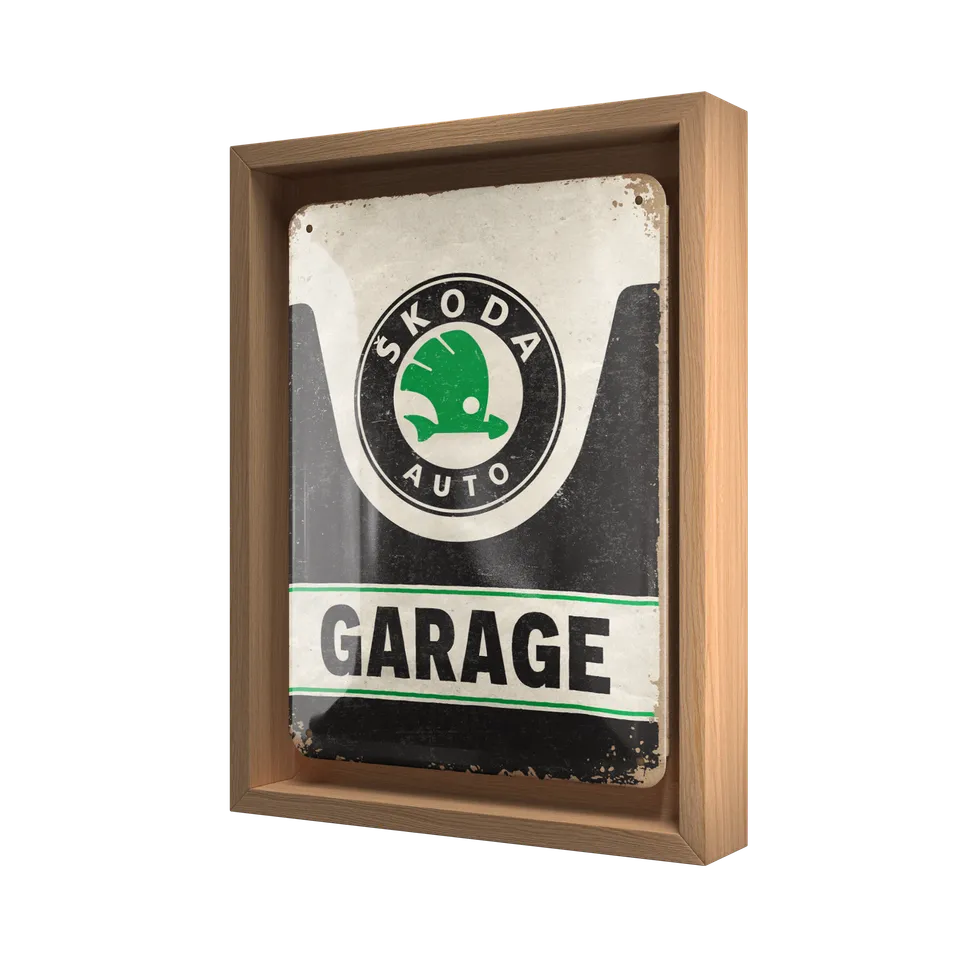 nostalgic-art-skoda-garage-cornice-n-frame-s-edition-18-5x24-cm image 1