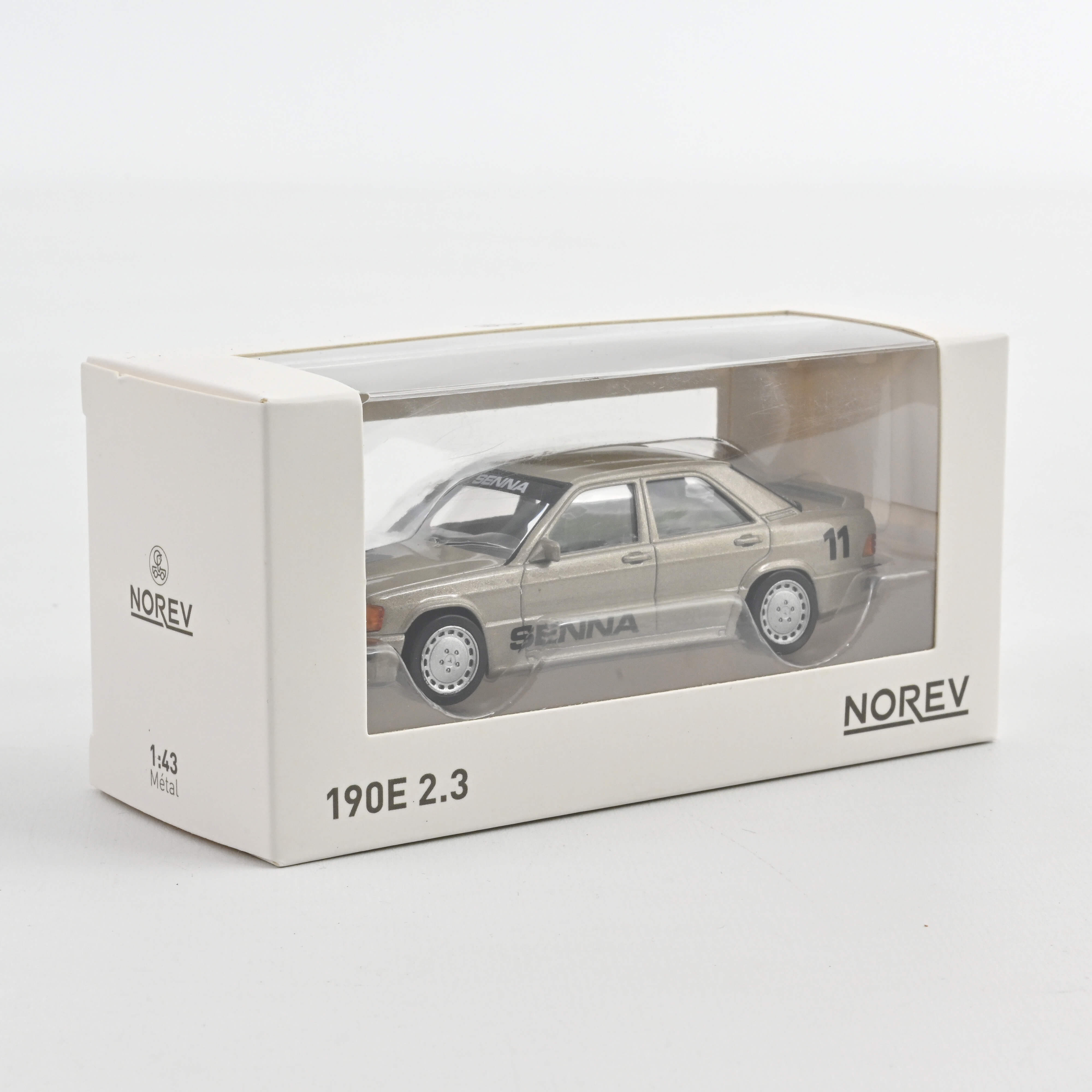 norev-mercedes-benz-190e-2-3-16-1984-beige-metallizzato-senna-jet-car-1-43-2 image 2