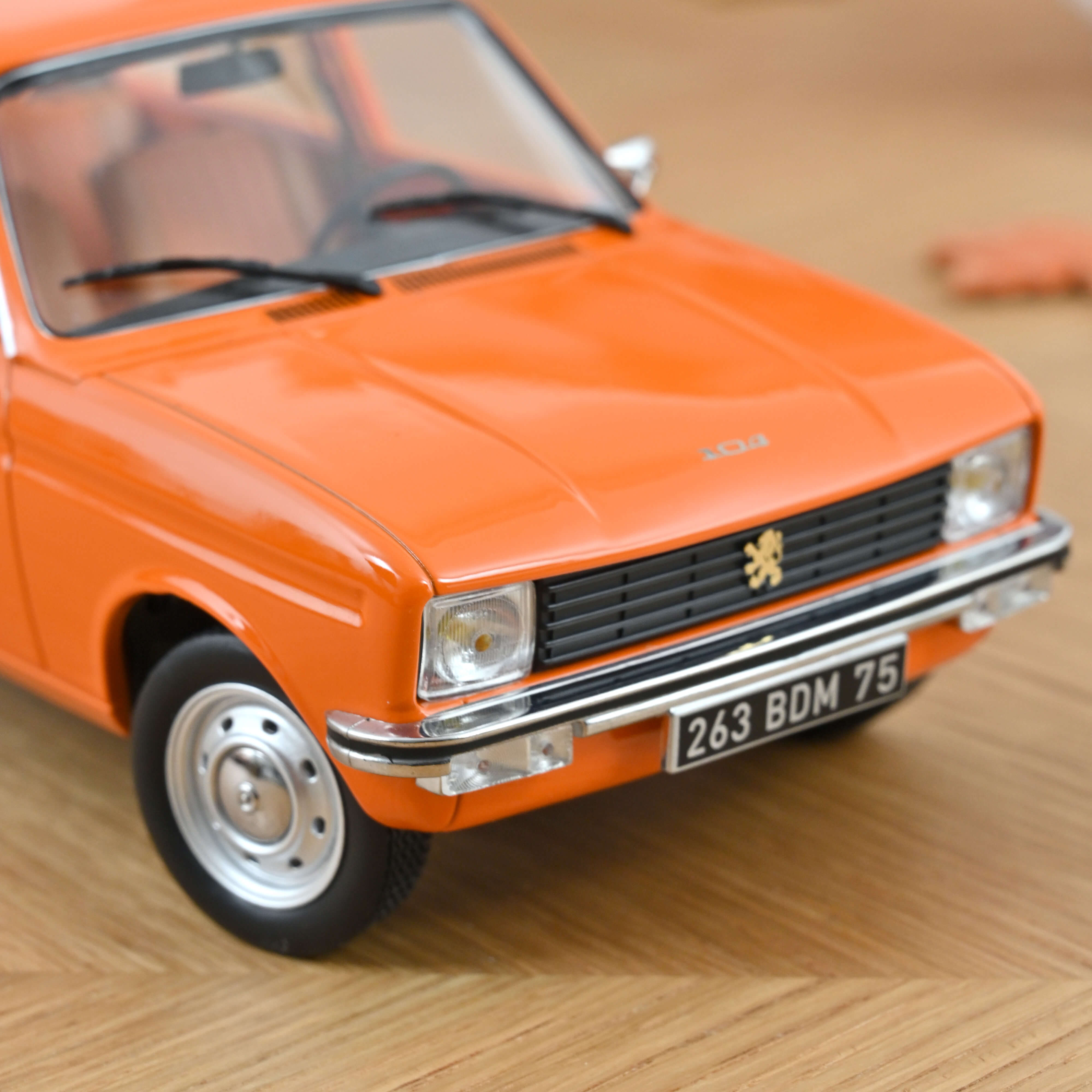 norev-peugeot-104-gl-1977-arancione-1-18-modellino-auto-edizione-limitata-300-pe image 5